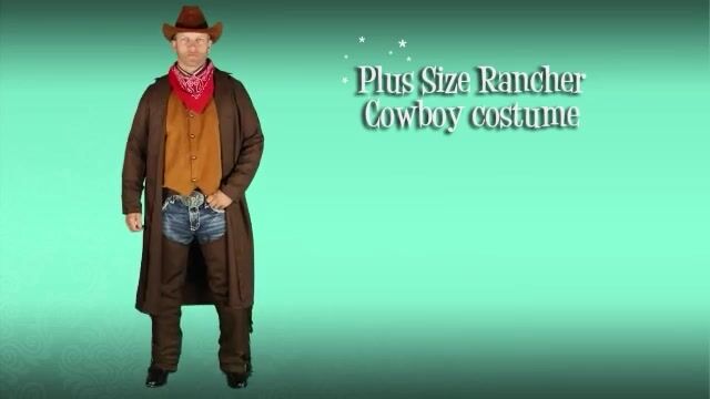 The West won't stand a chance when you mount up! Get ready to hit the trail with this Plus Size Rancher Cowboy Costume. You'll be the cowboy that everyone looks up to!