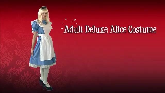 This classic women's Deluxe Alice Costume is a great choice for Halloween.  Go as a group or pair as a couple from a numerous selection of costumes from the Alice in Wonderland movies and storybook.