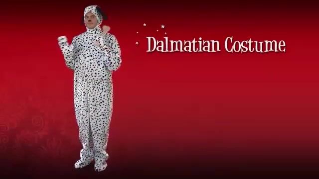 Wearing this Adult Dalmatian Costume means that everyone will be asking you, ''What's up, dog?'' It also means that weird cartoon villains might want to make fashionable clothes out of you and your 101 buddies.