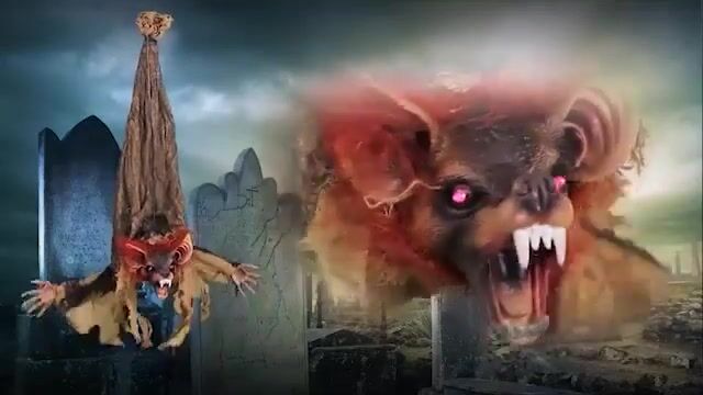 Bats, why'd did it have to be bats? Scary anyone with chiroptophobia with this Animated Slashing Bat.